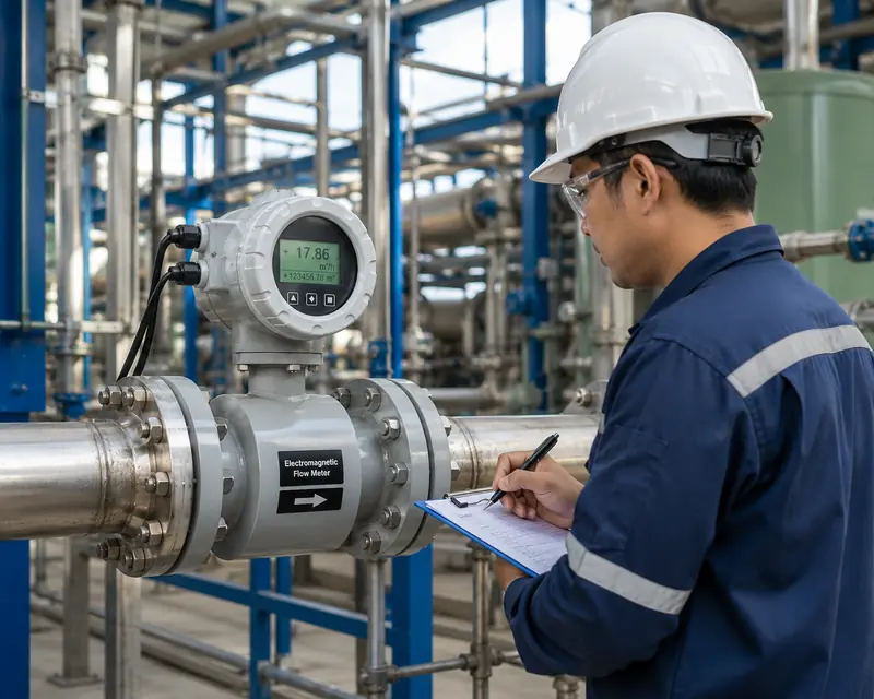 Electromagnetic Flow Meter: Solusi Pengukuran Aliran Cairan Konduktif yang Andal